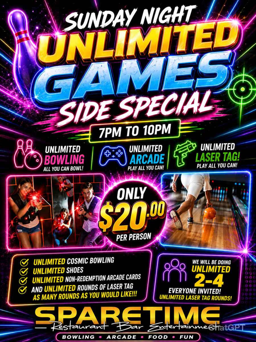 Sparetime sunday night special